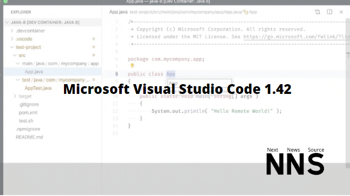 Microsoft Visual Studio Code 1.42