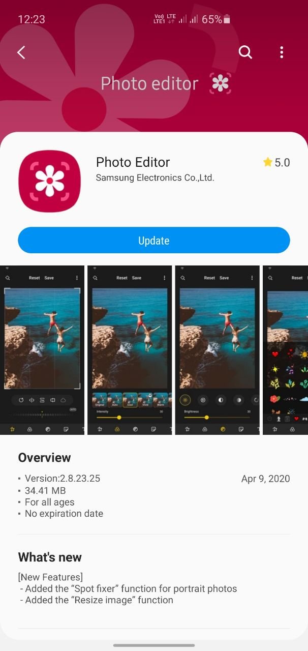Samsung’s Photo Editor app gets ‘Spot fixer’ feature - NNS