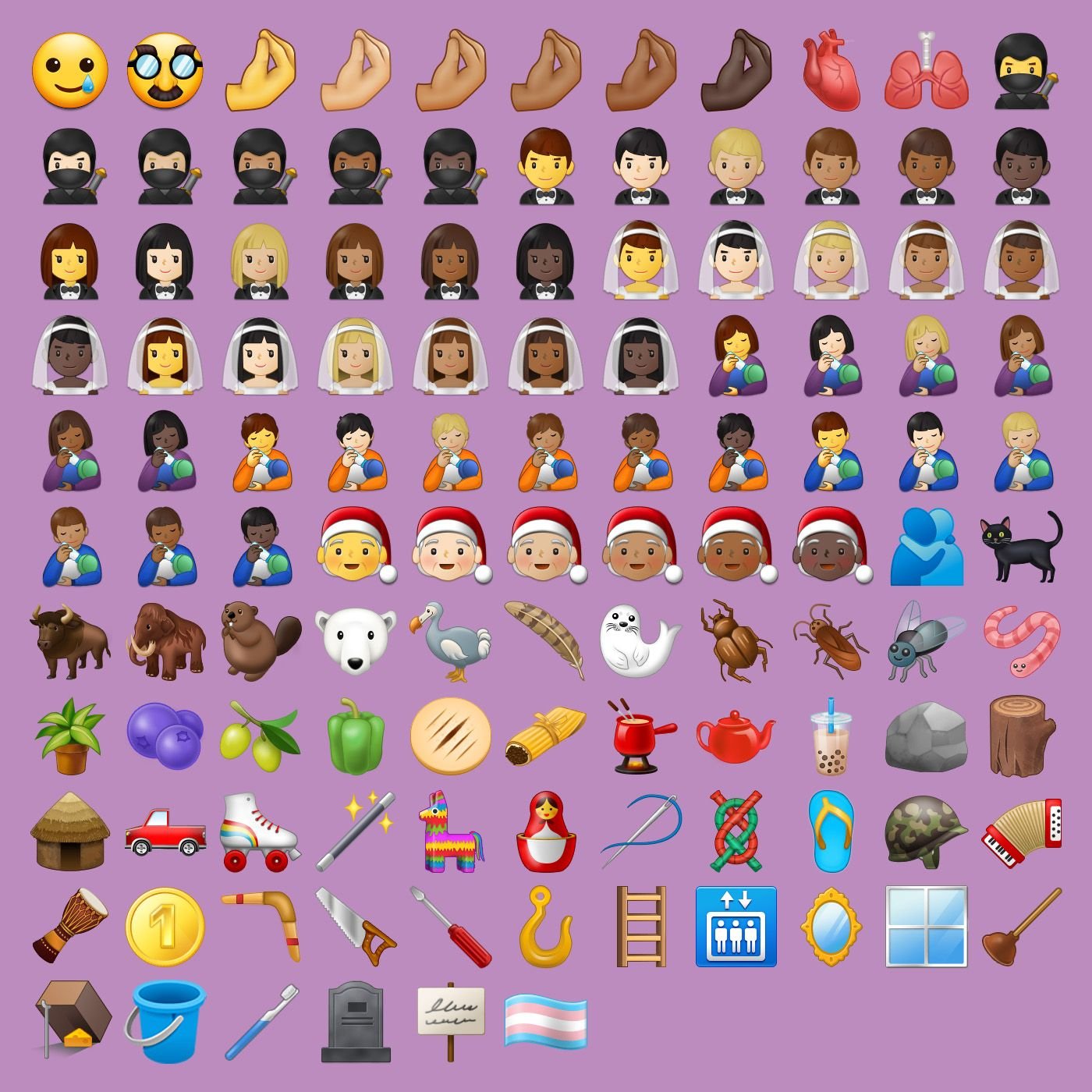 These 116 new Emojis are available in Samsung One UI 2.5 NNS