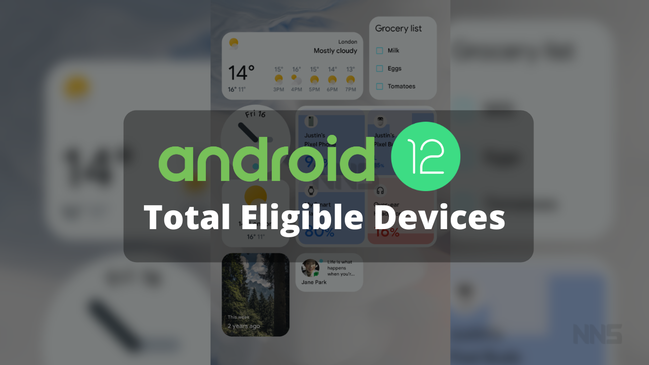 Total Android 12 Eligible Devices