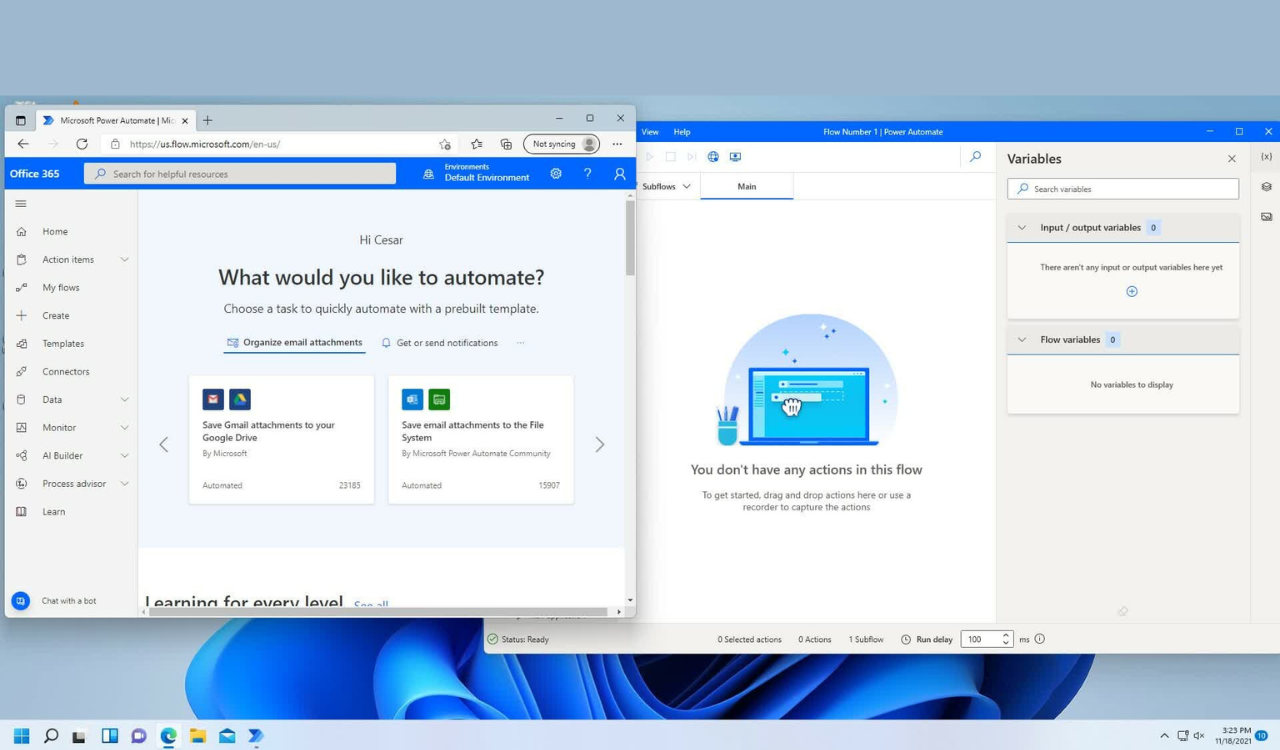 Windows 11 Power Automate Tool